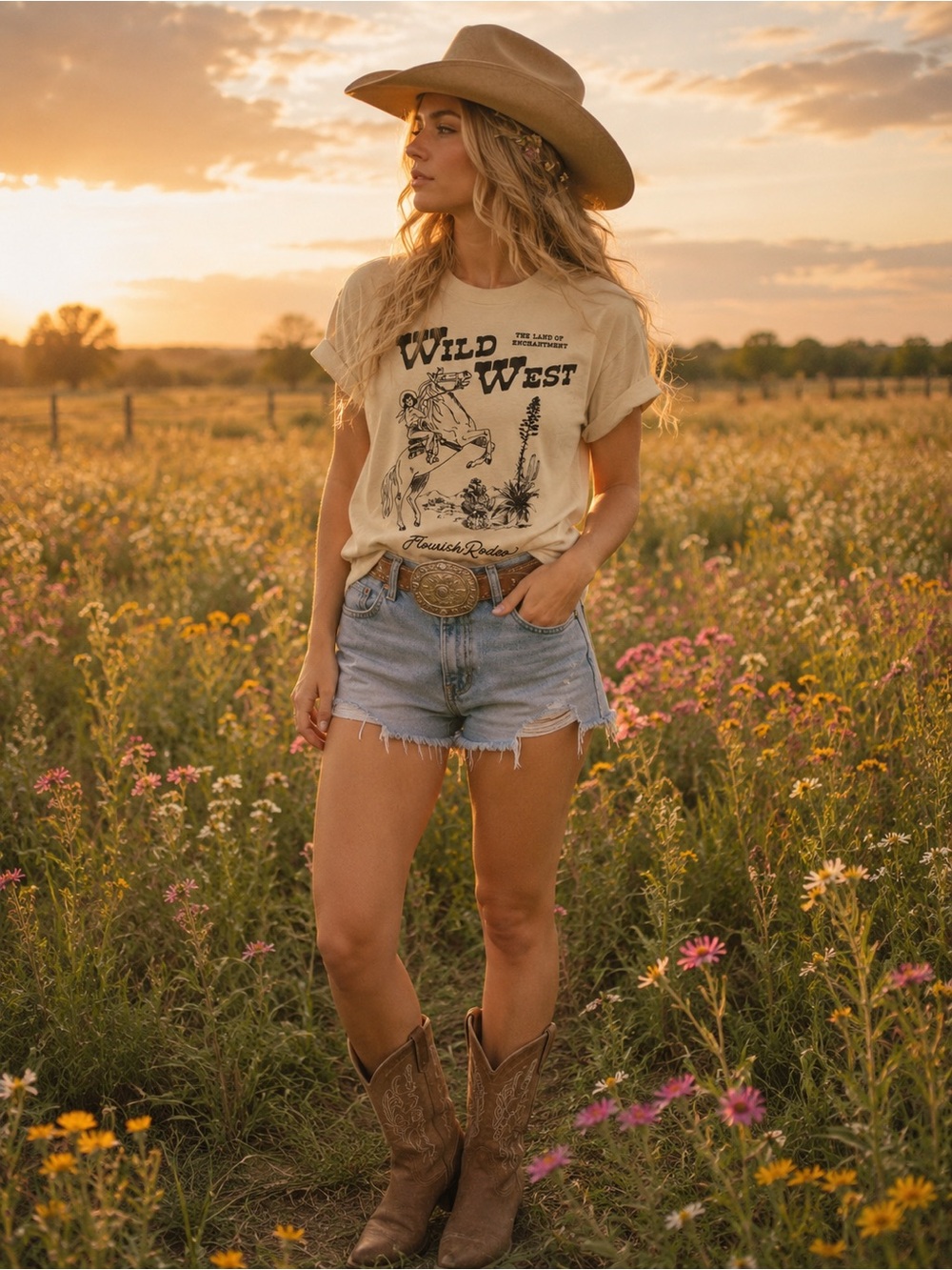 Wild West graphic tee 🤠🌵
Super cute western-inspired graphic